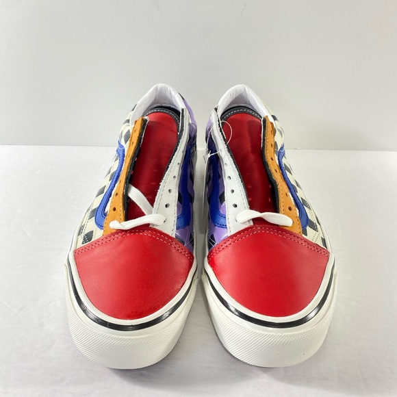 Vans Old Skool 36 DX Anaheim Factory Leather Checkerboard Sneakers - Picture 6 of 8